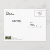 Briefkaart over waterval in de hele oorlog (Achterkant)