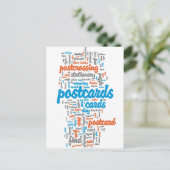 Briefkaart "Overschrijding rood" (Staand voorkant)