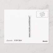 Briefkaart - Paars kantelpatroon (Achterkant)