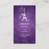  Briefkaart Paars Visitekaartje (Achterkant)