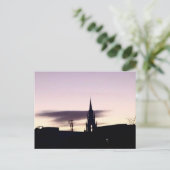 Briefkaart Paarse Sky (Staand voorkant)