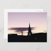 Briefkaart Paarse Sky (Voorkant / Achterkant)