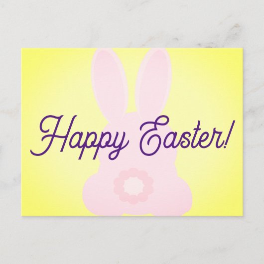 Briefkaart paasbunny (Voorkant)