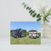 Briefkaart Paccar Cabovers (Staand voorkant)