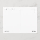 Briefkaart Pacifische Grove (Achterkant)