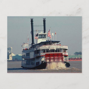 Briefkaart Paddle Steamer Natchez New Orleans LA