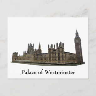 Briefkaart: Paleis van Westminster Briefkaart