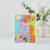  Briefkaart Palestina (Staand voorkant)