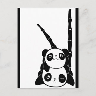 Briefkaart Panda Pile