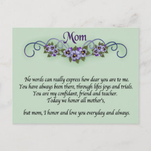 Briefkaart Pansy Scrolls