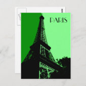 Briefkaart - Parijs (Voorkant / Achterkant)