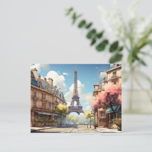 Briefkaart Parijs (Staand voorkant)