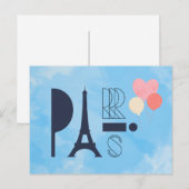 Briefkaart Parijs (Voorkant / Achterkant)