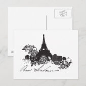 Briefkaart Parijs (Voorkant / Achterkant)