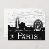 Briefkaart Parijs (Voorkant / Achterkant)