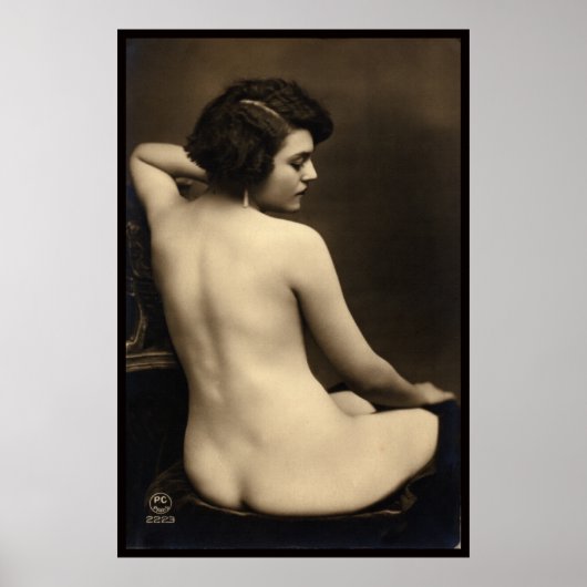 Briefkaart Parijs Poster (Voorkant)