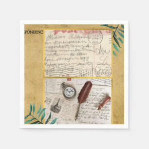  Briefkaart Paris Paper Napkins Servet
