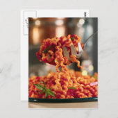 BRIEFKAART PASTA DINNER BORD (Voorkant / Achterkant)