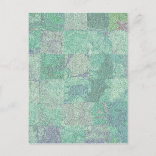 Briefkaart Patchwork Background (Voorkant)