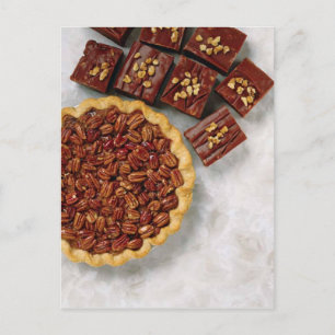 BRIEFKAART PECAN PIE EN BROWNIES