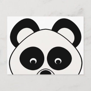 Briefkaart Peeping Panda