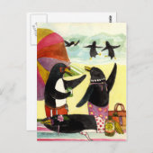 Briefkaart Penguin Beach (Voorkant / Achterkant)