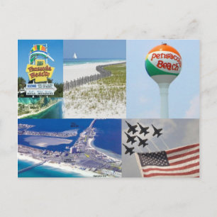 briefkaart pensacola strand florida