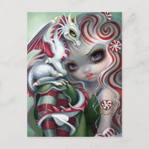briefkaart "Peppermint Dragonling"