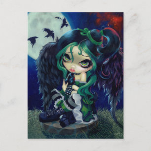 briefkaart "Perched and Sat and Niets more"