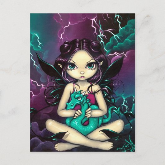 briefkaart "Pet Storm Dragon" (Voorkant)