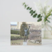 Briefkaart Philadelphia Rocky Statue (Staand voorkant)