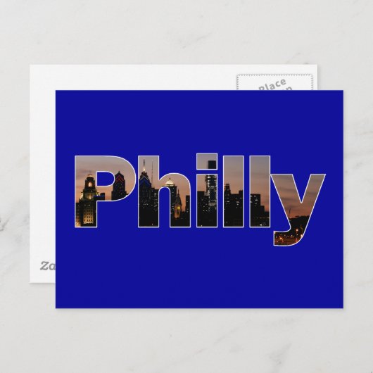 Briefkaart Philly Letters (Voorkant / Achterkant)