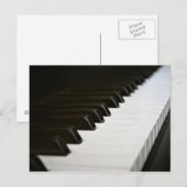 Briefkaart Piano Keys (Voorkant / Achterkant)