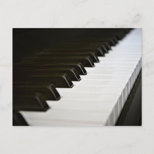 Briefkaart Piano Keys (Voorkant)