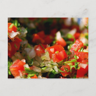 Briefkaart Pico de Gallo (Salsa)