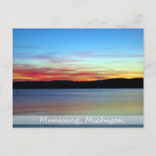 Briefkaart/Pictured Rocks Sunrise Briefkaart