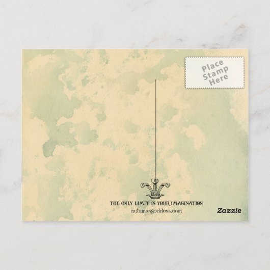 Briefkaart Pilgrimage (Achterkant)