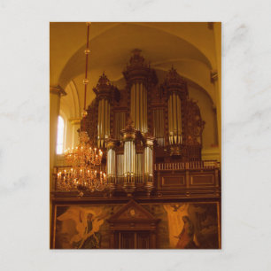 Briefkaart Pipe Organ