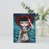 briefkaart " piratenpoly" (Staand voorkant)