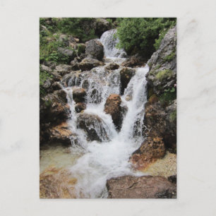 Briefkaart:Pisciadu Waterfall,Sella Massif Briefkaart