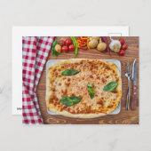 Briefkaart Pizza (Voorkant / Achterkant)