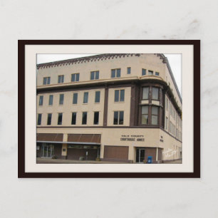 Briefkaart-Plainview TX Courthouse Annex gebouw Briefkaart