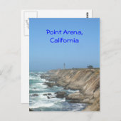 Briefkaart - Point Arena, Californië (Voorkant / Achterkant)