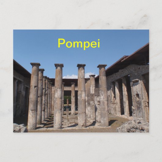 Briefkaart Pompei (Voorkant)