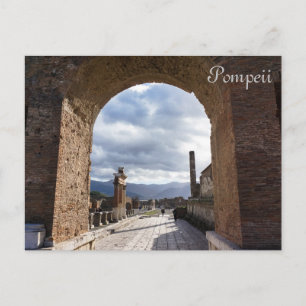 Briefkaart Pompeii Arch