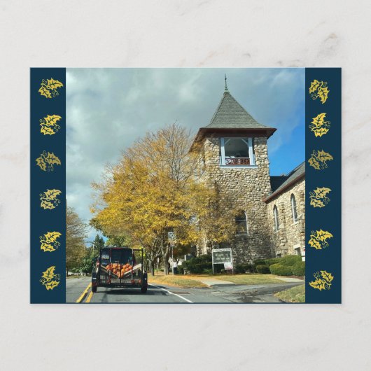 Briefkaart pompoenleverkleppen (Voorkant)