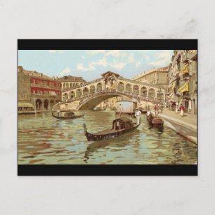  Briefkaart Ponte de ponte di Rialto, Venezia