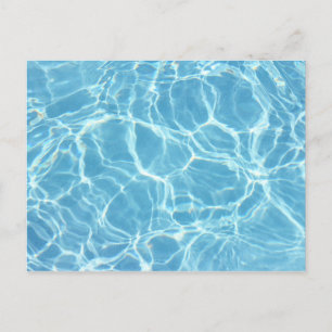 Briefkaart poolwater
