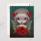 briefkaart "Poppy Fairy" (Voorkant / Achterkant)