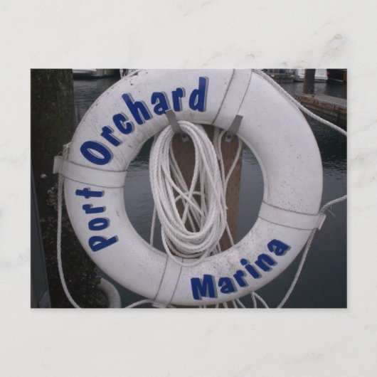 Briefkaart Port Orchard Marina (Voorkant)